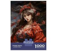 Puzzles pour Adolescents 1000 Pièces Japanese Geisha Art Print-4 Puzzle pour Adultes Jeux Relaxants Une Œuvre d'art Cadeaux De Noël Et d'anniversaire 38x26cm/1000pcs