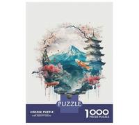 Puzzles pour Adolescents 1000 Pièces Japanese Iconic 4 Puzzle pour Adultes Jeux Relaxants Vacances À La Maison Passer Le Temps Difficile À Compléter 52x38cm/1000pcs