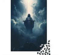 Puzzles pour Adolescents 1000 Pièces Jesus Christ Poster Print Puzzles pour Adolescents - Améliorez Votre Mémoire pour Un Anniversaire Ou Noël - Jeu Au Design Magnifique 70x50cm/1000pcs