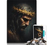 Puzzles pour Adolescents 1000 pièces Jésus, Jouet éducatif et décompressant, idéal comme Cadeau pour Toute la Famille (75x50cm)