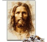 Puzzles pour Adolescents 1000 pièces Jésus, Jouet éducatif et décompressant, idéal comme Cadeau pour Toute la Famille (Taille 50x75cm)