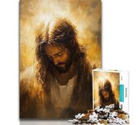 Puzzles pour Adolescents 1000 pièces Jésus Puzzles Adultes, Relax Games est Un pour Toute la Famille (Taille 75x50cm)
