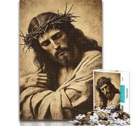 Puzzles pour Adolescents 1000 pièces Jésus Puzzles pour Adultes, Jeux éducatifs Décoration d'intérieur Cadeau d'anniversaire, Cadeaux, Art Mural 50x75cm