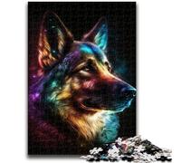 Puzzles pour Adolescents 1000 pièces, Joli Chien, Jouets éducatifs, décoration d'intérieur Unique et Cadeaux pour Les 14 Ans et Plus, 38x26cm