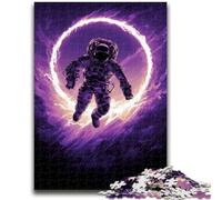 Puzzles pour Adolescents 1000 pièces, Jouets d'astronautes spatiaux, Jeux éducatifs, Anti-Stress, adaptés à la décoration de Bureau 50x75cm