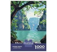 Puzzles pour Adolescents 1000 Pièces Khao Yai National Park Thailand Puzzle pour Adolescents Analyse Et Logique Difficile Et Stimulant Un pour Les Jeux 70x50cm/1000pcs