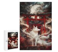 Puzzles pour adolescents 1000 pièces Kitsune Spirit Gate Puzzle Décoration murale Décoration de la maison Anniversaire unique 1000 pièces