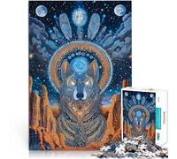 Puzzles pour Adolescents 1000 pièces La civilisation du Loup Jeux éducatifs Décoration d'intérieur Décoration Parfaite 52x38cm