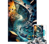 Puzzles pour Adolescents 1000 pièces La rivière des rêves Puzzles pour Adolescents à Monter soi-même Jeu d'analyse et de logique Difficile et Stimulant (Taille 38x26cm)