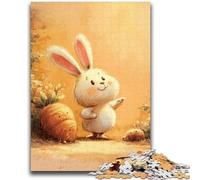 Puzzles pour Adolescents, 1000 pièces, Lapin Mignon, Jeu éducatif, défi, Jouet, à Offrir en Cadeau à Toute la Famille, 50x75cm
