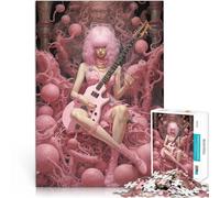 Puzzles pour Adolescents 1000 pièces Le Bonheur du Bruit Rose Jouet éducatif Anti-Stress est idéal comme Cadeau pour Toute la Famille 50x70cm