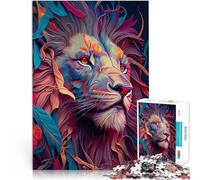 Puzzles pour Adolescents 1000 pièces Le Lion de la Fierté Jeu Familial Anti-Stress Défi Difficile Cadeau Amusant 75x50cm