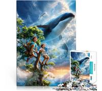 Puzzles pour Adolescents 1000 pièces Le Merveilleux rêve d'un garçon Jeu intellectuel Décoration d'intérieur et Cadeaux Uniques 38x26cm