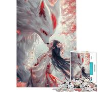 Puzzles pour Adolescents 1000 pièces Le murmure de l'esprit du Renard Jeux éducatifs et Jouets d'apprentissage excellents Cadeaux et Jouets éducatifs (Taille 38x52cm)