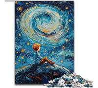 Puzzles pour Adolescents 1000 pièces Le Petit Prince du Ciel Nocturne, Aide Le Cerveau à exercer des Jouets addictifs pour cultiver la Patience et améliorer la mémoire (Taille 26x38cm)