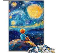 Puzzles pour Adolescents 1000 pièces Le Petit Prince du Ciel Nocturne, Jouet éducatif et décompressant, idéal comme Cadeau pour Toute la Famille (Taille 26x38cm)