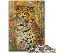 Puzzles pour Adolescents 1000 pièces Léopard Fantastique, Jeu Stimulant, idéal comme Cadeau pour Toute la Famille (50x75cm)