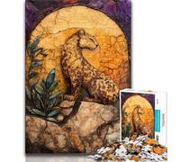 Puzzles pour Adolescents 1000 pièces Léopard Fantastique, stimulent Le Cerveau, Jouets addictifs pour cultiver la Patience, Collection d'artistes, Beaux-Arts (75x50cm)