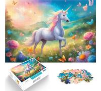 Puzzles pour Adolescents 1000 pièces Licorne Fantasy ÉPIQUE Défi Difficile pour soulager Le Stress Cadeau Amusant 75x50cm