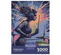 Puzzles pour Adolescents 1000 Pièces Live Music Puzzle pour Adultes Jeux Relaxants Décoration Intérieure Cadeaux Uniques pour Anniversaire Et Noël 38x26cm/1000pcs
