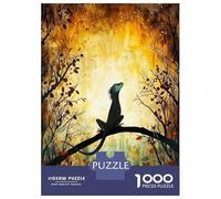 Puzzles pour Adolescents 1000 Pièces Lizards Golden Dawn Puzzle Adulte Jeux Amusants Décoration Parfaite Activités Ludiques À La Maison 52x38cm/1000pcs