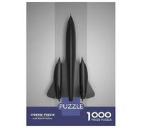 Puzzles pour Adolescents 1000 Pièces Lockheed SR71 Blackbird Puzzles pour Adolescents Jeux Relaxants Course De Vitesse Manuelle Est Idéal comme Cadeau 52x38cm/1000pcs