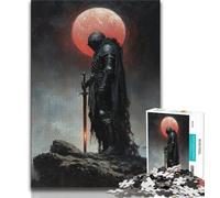 Puzzles pour Adolescents 1000 pièces Lone Knight, Jouets de Divertissement Familial, idéal comme Cadeau pour Toute la Famille 38x26cm