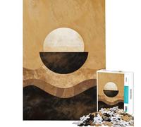 Puzzles pour Adolescents 1000 pièces Lune du désert Puzzles pour Adultes Jeu Familial Course de Vitesse Manuelle Cadeaux de Noël ou d'anniversaire (Taille 50x75cm)