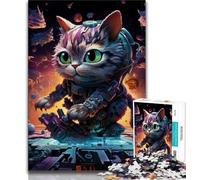 Puzzles pour Adolescents 1000 pièces Magic Art Cat 1000 pièces pour Adultes, défi Difficile à Offrir en Cadeau à Toute la Famille (Taille 75x50cm)