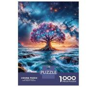 Puzzles pour Adolescents 1000 Pièces Magical Tree Space Puzzle À Faire Soi-même, Jouet Anti-Stress, Interaction Parent-Enfant 70x50cm/1000pcs