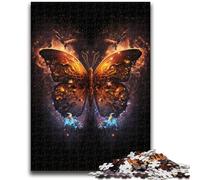 Puzzles pour Adolescents 1000 pièces Magnifique Jeu de Casse-tête Papillon Décoration Murale Cadeaux d'anniversaire et de Noël Uniques 50x75cm