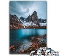 Puzzles pour Adolescents 1000 pièces Magnifiques Montagnes et Lacs Jouets Jeux éducatifs Soulagement du Stress Convient pour la décoration de Bureau 26x38cm