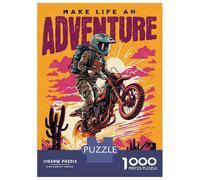 Puzzles pour Adolescents 1000 Pièces Make Life an Adventure Puzzles pour Adultes, Jouets Anti-Stress, Décoration Murale, Cadeaux d'anniversaire Et Cadeaux Uniques 70x50cm/1000pcs