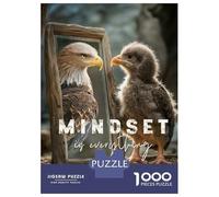 Puzzles pour Adolescents 1000 Pièces Mindset is Everything Puzzles pour Adolescents Jeux Relaxants Course De Vitesse Manuelle Est Idéal comme Cadeau 52x38cm/1000pcs