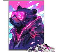 Puzzles pour Adolescents 1000 pièces Mode Ours Brun, pour Les 14 Ans et Plus Chaque pièce est Unique - Jeu Amusant et Stimulant pour Toute la Famille Bon Cadeau (Taille 26x38cm)
