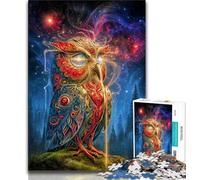 Puzzles pour Adolescents, 1000 pièces, Motif Animal Fantastique, Hibou, Jeu éducatif, défi, Cadeau d'anniversaire, décoration Murale, 38x26cm