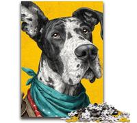 Puzzles pour Adolescents 1000 pièces, Motif Chien Hip-hop, Jeux éducatifs, décoration d'intérieur, Cadeau d'anniversaire, Art Mural (50x75cm)