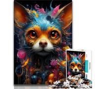 Puzzles pour Adolescents 1000 pièces, Motif Chihuahua Mignon, Anti-Stress, pour Passer des Vacances, Tuer Le Temps, décoration d'intérieur (75x50cm)