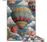 Puzzles pour Adolescents, 1000 pièces, Motif montgolfière, Jeu Familial, Anti-Stress, défi Difficile, pour renforcer l'amour Entre Couples (Taille 26x38cm)