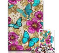 Puzzles pour Adolescents 1000 pièces, Motif Papillon, pour stimuler Le Cerveau, Jouets addictifs pour cultiver la Patience et améliorer la mémoire (75x50cm)
