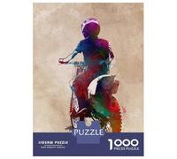 Puzzles pour Adolescents 1000 Pièces Motor Racing Puzzles pour Adolescents Jeux De Détente Course De Vitesse Activités Amusantes À La Maison 38x26cm/1000pcs