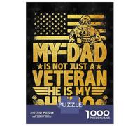 Puzzles pour Adolescents 1000 Pièces My Dad is Not Just Puzzle Jeu Manuel pour S'amuser en Famille Cadeaux Uniques pour Anniversaire Et Noël 38x26cm/1000pcs