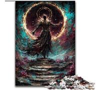 Puzzles pour Adolescents 1000 pièces Mystérieux Dieu de la Mort, Chaque pièce est Unique - Jeu Familial Stimulant pour Les 14 Ans (Taille 50x75cm)