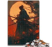 Puzzles pour Adolescents 1000 pièces Mystérieux Ninja Samouraï 1000 pièces pour Adolescents, à Offrir en Cadeau à Toute la Famille à partir de 14 Ans (75x50cm)