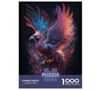 Puzzles pour Adolescents 1000 Pièces Mystical Phoenix Puzzle pour Adultes Jouets Anti-Stress Améliore La Mémoire Cadeaux Anti-Stress 38x26cm/1000pcs