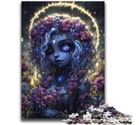 Puzzles pour Adolescents 1000 pièces Mystical Spirit Girl, entraînez Votre Cerveau et Vos Mains Cadeaux d'anniversaire et Cadeaux Uniques pour Les 14 Ans et Plus 26x38cm