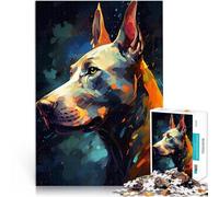 Puzzles pour Adolescents 1000 pièces Mythologie du Dogue Allemand Coupe de précision Car C'est Un pour Toute la Famille 75x50cm