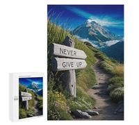 Puzzles Pour Adolescents 1000 Pièces Never Give Up Puzzles Pour Adultes Jeux Relaxants Course à Vitesse Main Défi À Résoudre 1000 Pièces