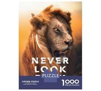 Puzzles pour Adolescents 1000 Pièces Never Look Back Motivation Puzzle À Faire Soi-même, Jouet Anti-Stress, Interaction Parent-Enfant 52x38cm/1000pcs