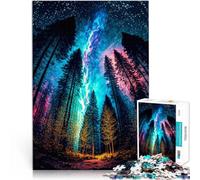Puzzles pour Adolescents 1000 pièces Nuit étoilée Jouets de Divertissement Familial Chaque pièce est Unique - Jeu Familial Stimulant et Amusant 52x38cm